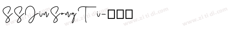 SSJinSongTi字体转换
