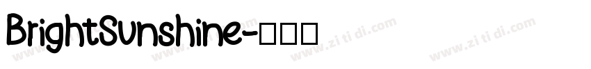 BrightSunshine字体转换