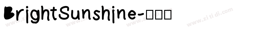BrightSunshine字体转换