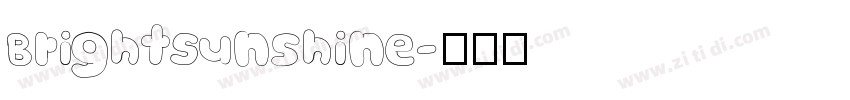 BrightSunshine字体转换