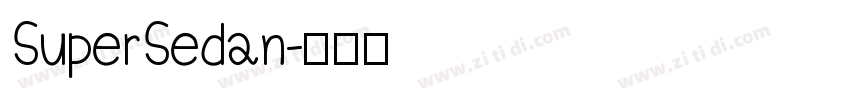 SuperSedan字体转换