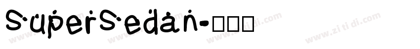 SuperSedan字体转换