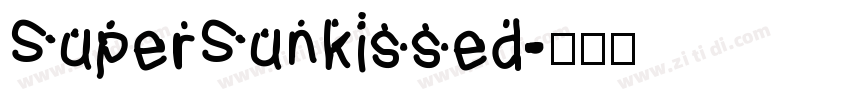 SuperSunkissed字体转换