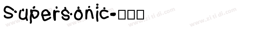 Supersonic字体转换