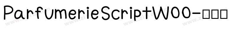 ParfumerieScriptW00字体转换