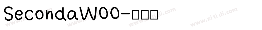 SecondaW00字体转换