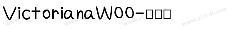 VictorianaW00字体转换