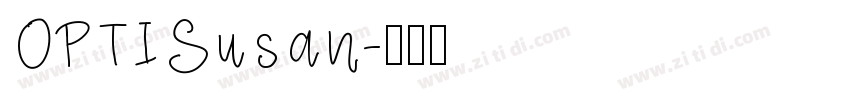OPTISusan字体转换