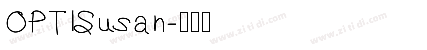 OPTISusan字体转换