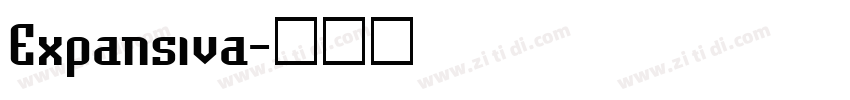 Expansiva字体转换