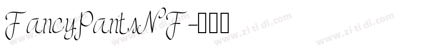 FancyPantsNF字体转换
