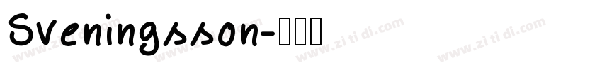 Sveningsson字体转换