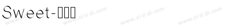 Sweet字体转换