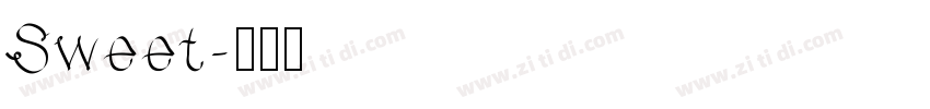 Sweet字体转换