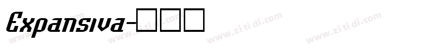 Expansiva字体转换