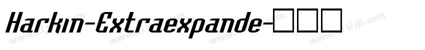 Harkin-Extraexpande字体转换