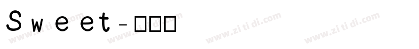 Sweet字体转换
