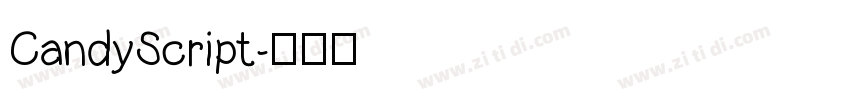 CandyScript字体转换