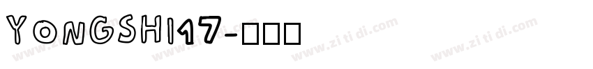 YONGSHI17字体转换