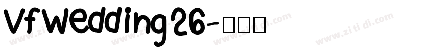 VfWedding26字体转换