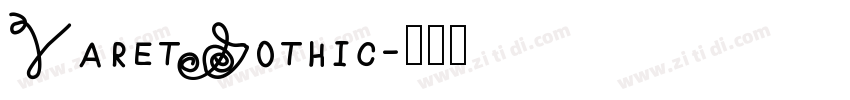 VaretGothic字体转换