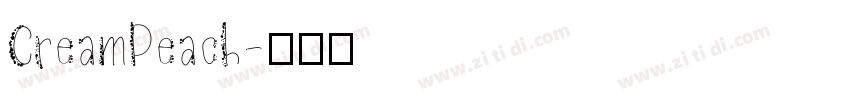 CreamPeach字体转换