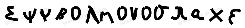 SymbolMonospacedBT字体转换