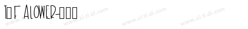 T和FALOWER字体转换