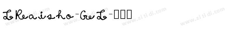 TKaisho-GT字体转换