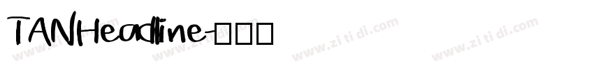 TANHeadline字体转换