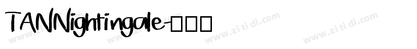 TANNightingale字体转换