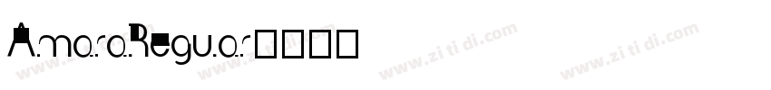 AmaraRegular字体转换