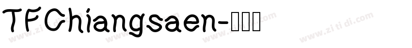TFChiangsaen字体转换