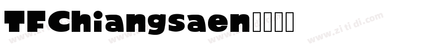 TFChiangsaen字体转换