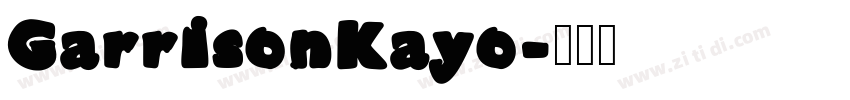 GarrisonKayo字体转换