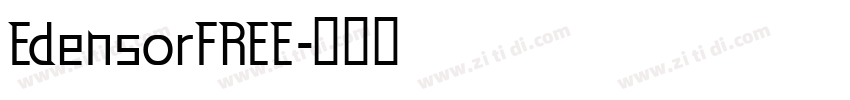 EdensorFREE字体转换