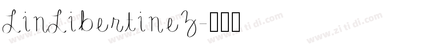 LinLibertineZ字体转换