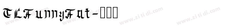 TLFunnyFat字体转换