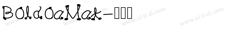 BoldoaMat字体转换