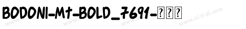 Bodoni-MT-Bold_7691字体转换
