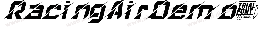 RacingAirDemo字体转换