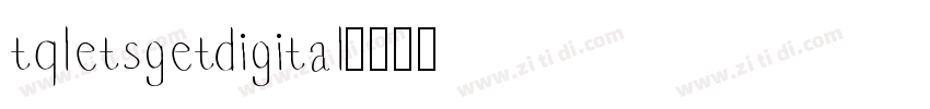 TQLetsGetDigital字体转换