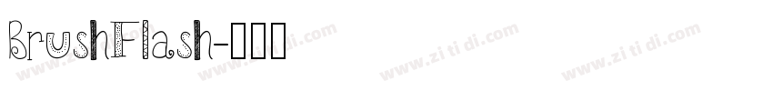 BrushFlash字体转换