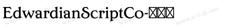 EdwardianScriptCo字体转换 EdwardianScriptCo字体转换
