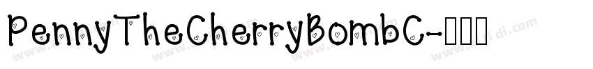 PennyTheCherryBombC字体转换