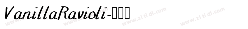 VanillaRavioli字体转换