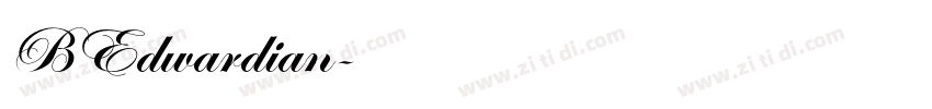 BEdwardian字体转换