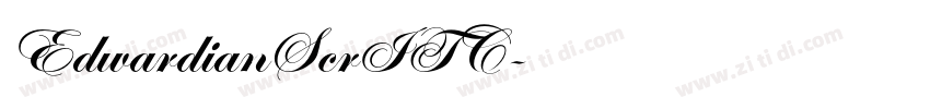 EdwardianScrITC字体转换 EdwardianScrITC字体转换