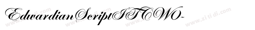 EdwardianScriptITCW0字体转换 EdwardianScriptITCW0字体转换