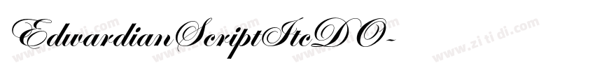 EdwardianScriptItcDO字体转换
